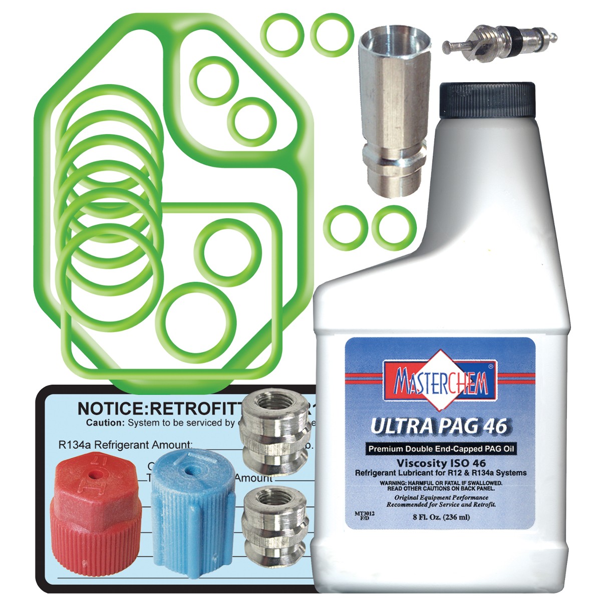 GPD 5811558 A/C System Retrofit Kit fits 1975-1994 Toyota Pickup