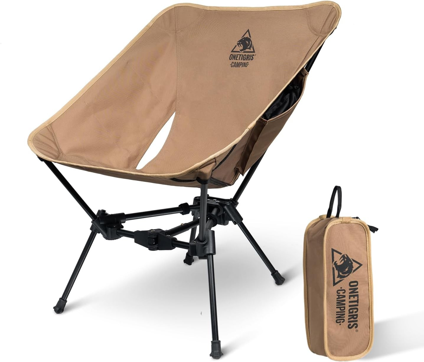 Tigerblade Camping Chair, Lightweight Folding Backpacking Hiking Chair - 330Lbs