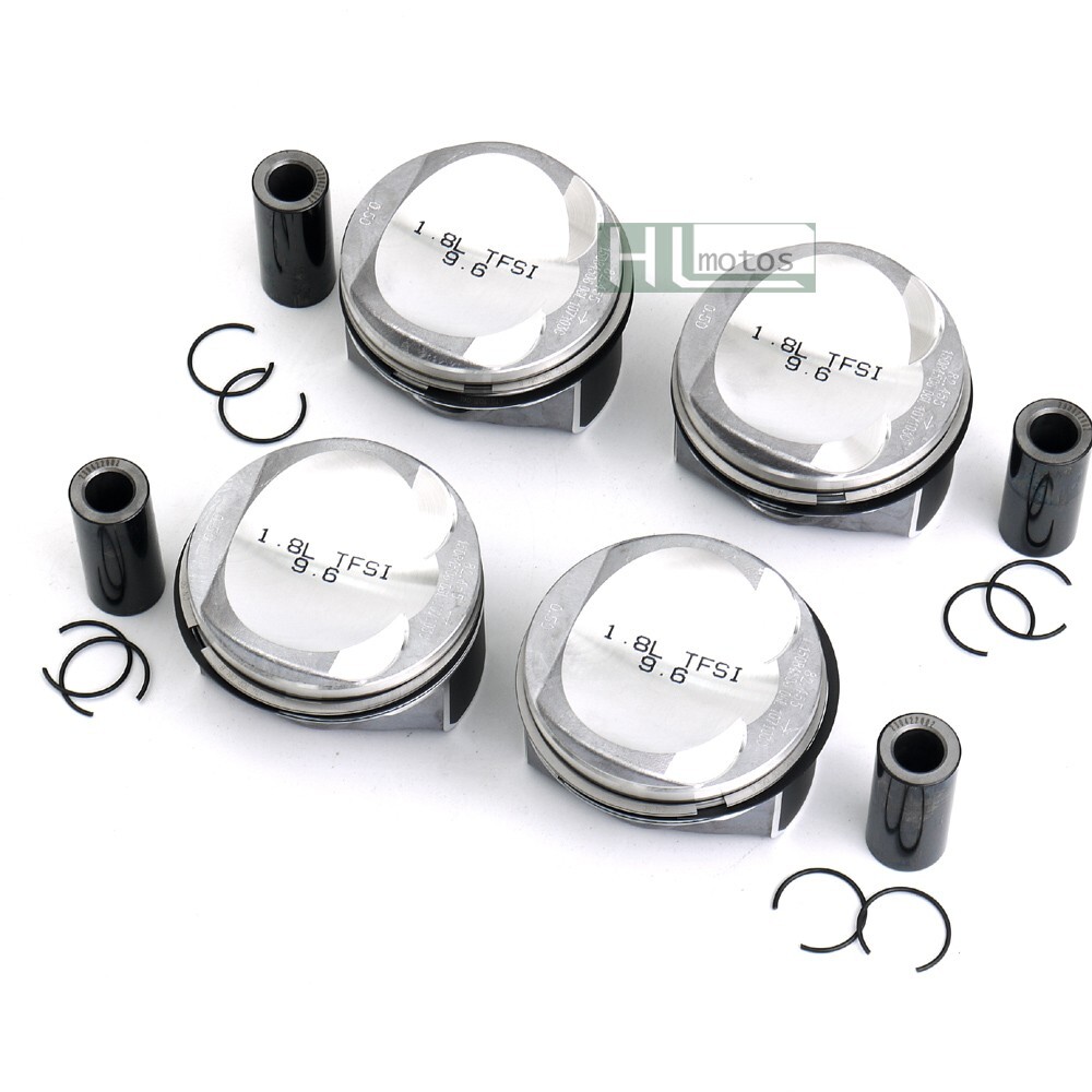 4x Pistons Rings Oversized 83mm +0.5 Φ23mm For VW Golf CC Audi A3 A4 A5 1.8 TFSI