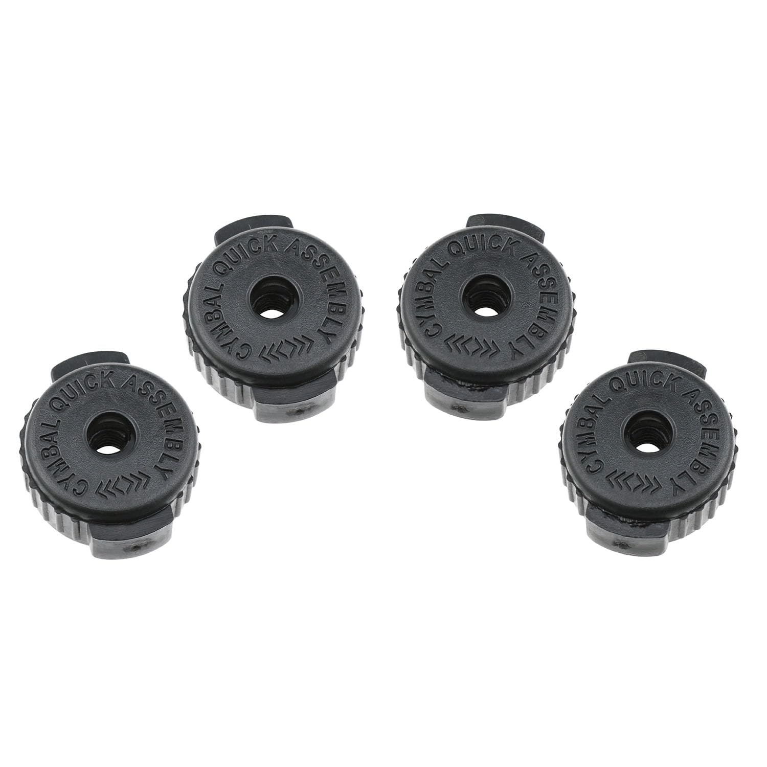 Haidong Plastic Cymbal Nuts 8mm quick release cymbal nut Mate Black