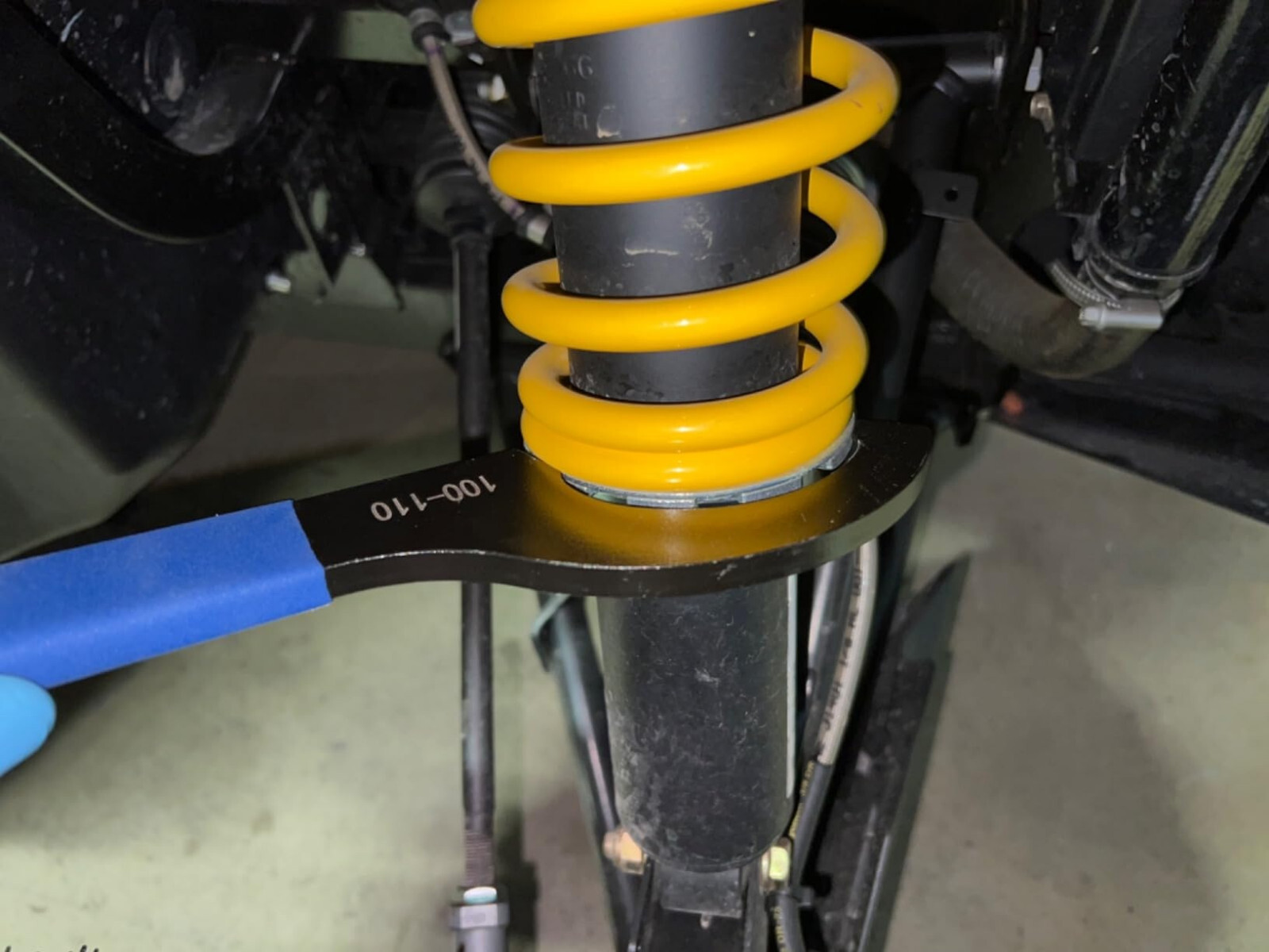 Coilover Spanner Wrench Set Universal Shock Absorber Suspensions Adjustment Tool