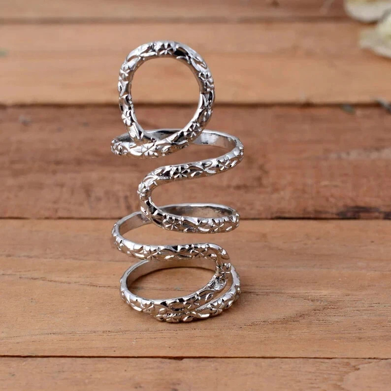 Arthritis Ring full Finger Ring Splint Knuckle Ring, 925 Silver Ring All Size R9