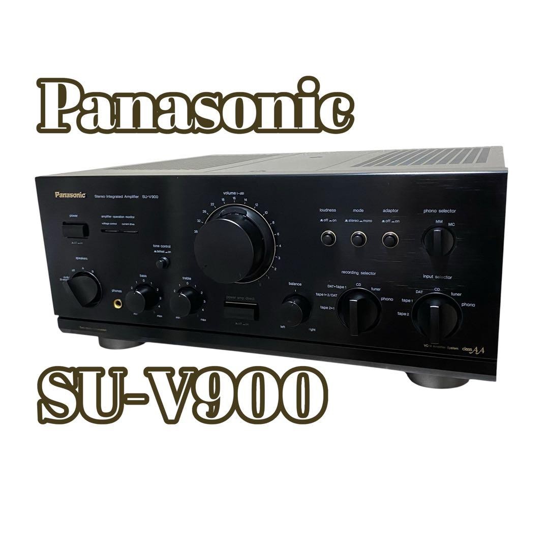 Panasonic Technics SU-V900 Class AA Integrated Stereo Amplifier Tested Japan