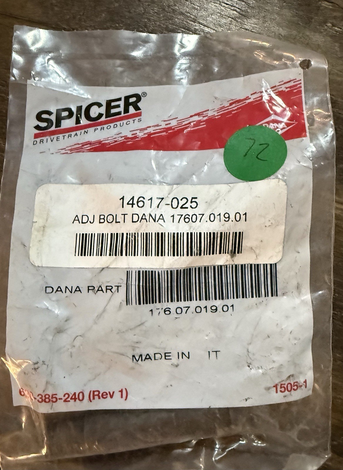 Spicer- Dana Adjustment Bolt