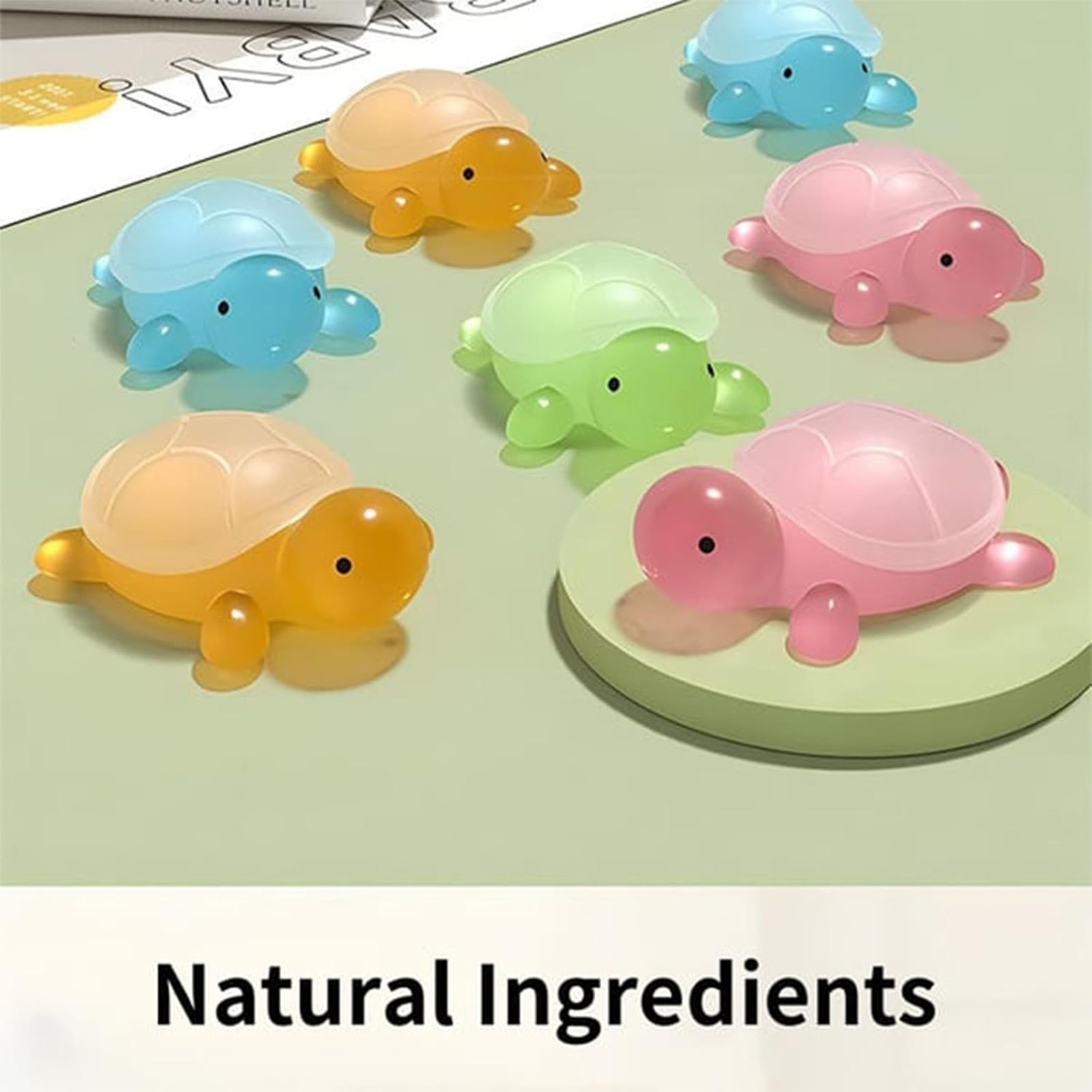 Moisturizing Kids Bath Soap Turtle Shape 4X Creative Cute Soap Cleansing