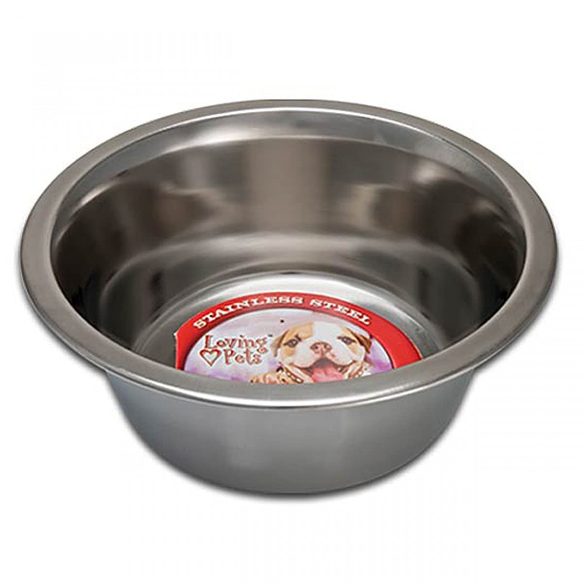 Veterinarian Recommended Stainless Steel Dog Bowl Rust Proof Nickel 3 Quarts