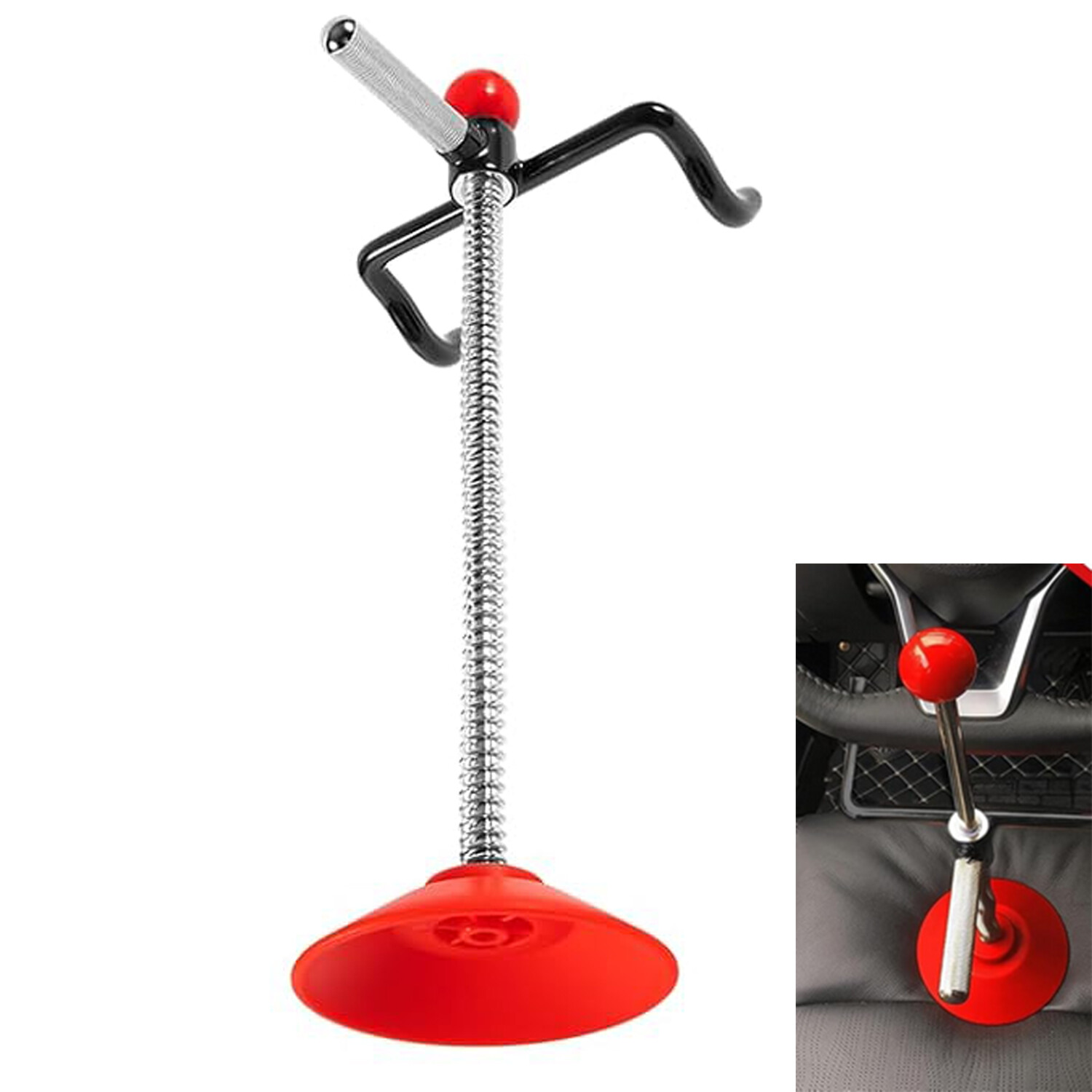 Rack Steering Wheel Holder Alignment Tool Universal for Most Cars, SUV & Trucks