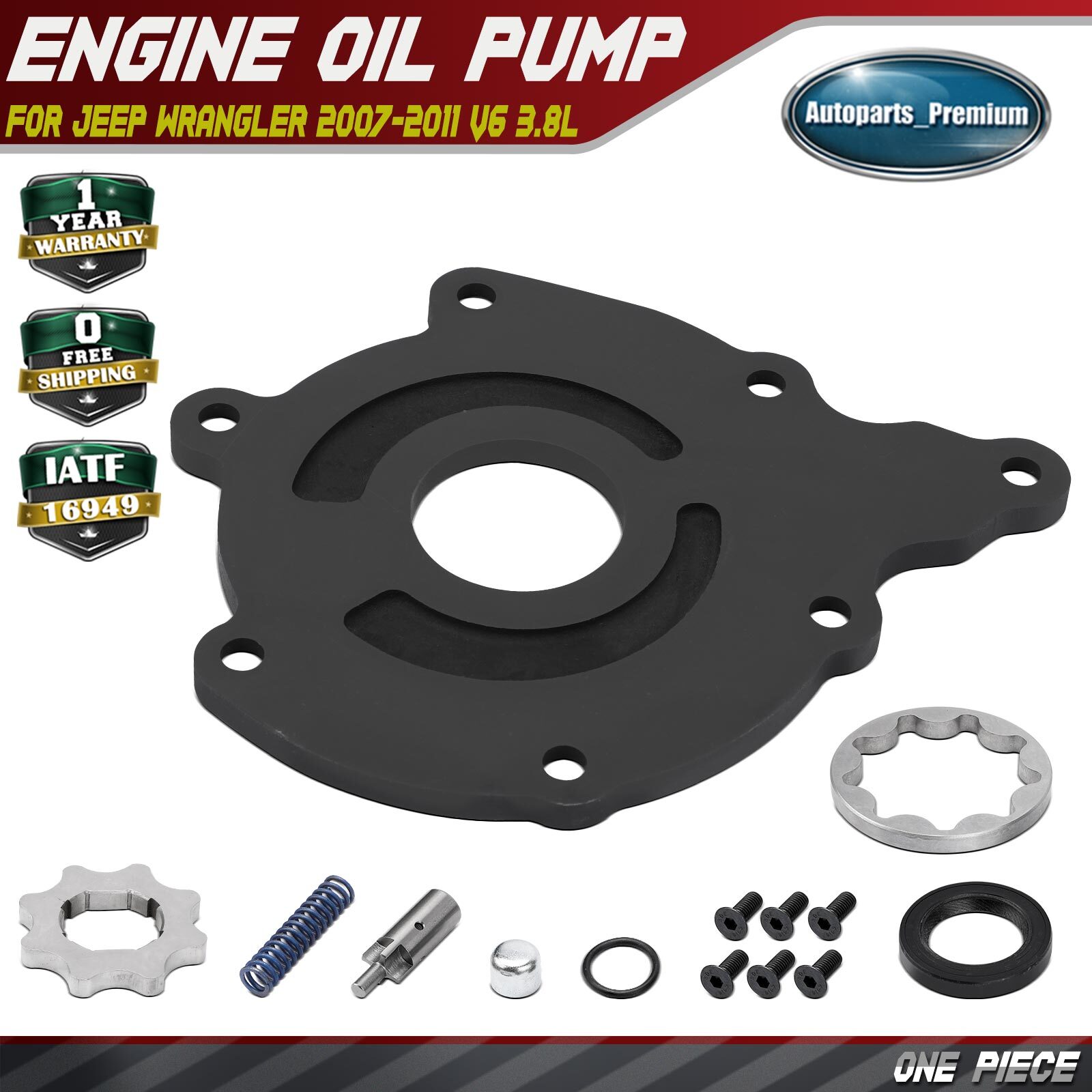 Engine Oil Pump Repair Kit for Jeep Wrangler 2007 2008 2009 2010-2011 V6 3.8L