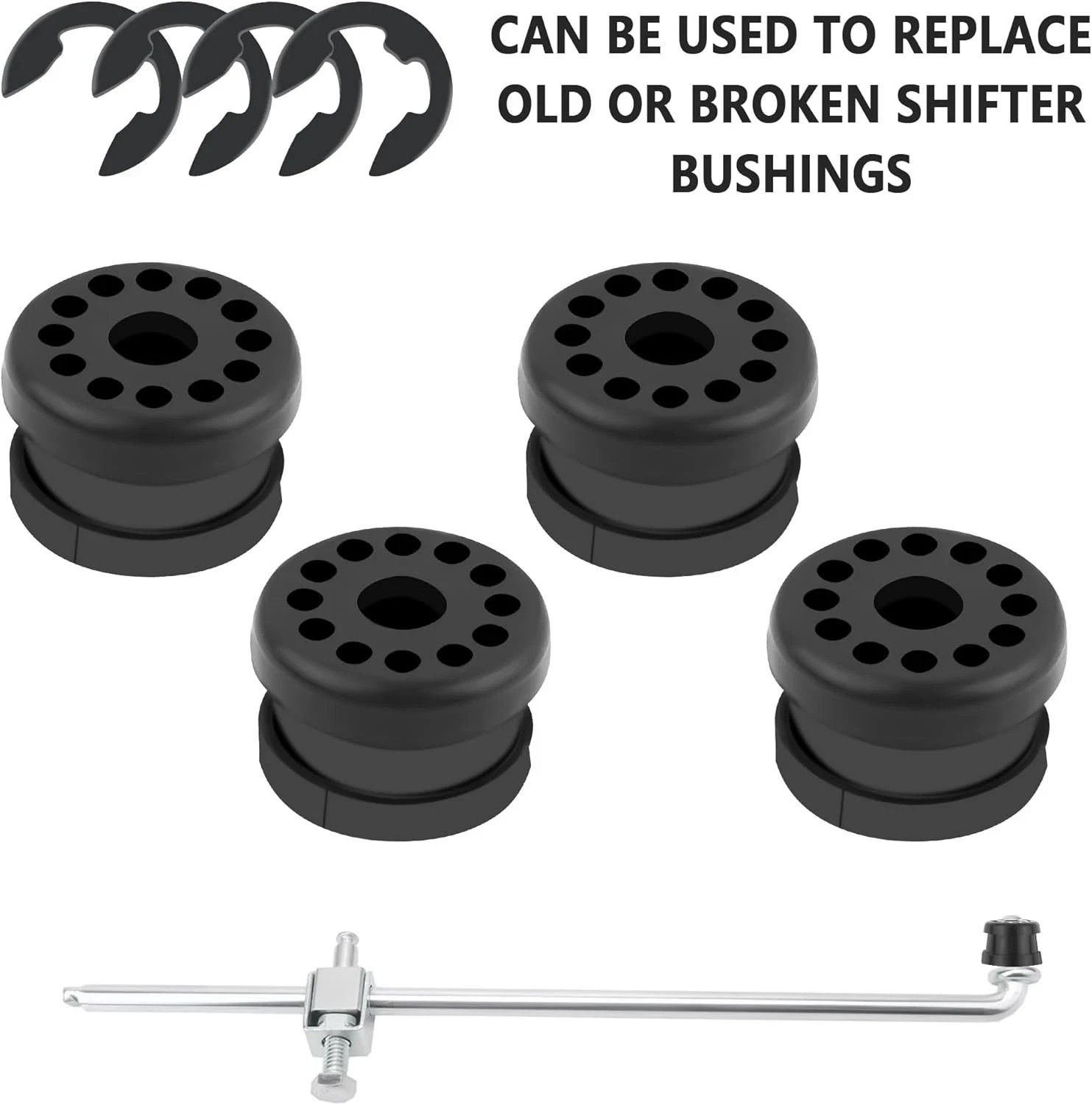 4X For Dodge Ram 1500 2500 3500 4X4 Transfer Case Shift Linkage Bushing Grommet