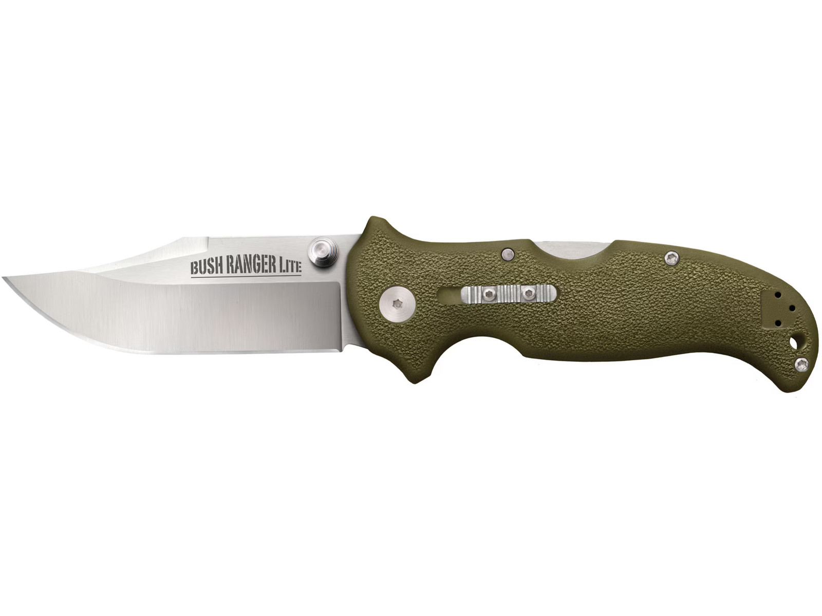 Cold Steel Bush Ranger Lite Pocket Knife 3.5" Clip Point 8Cr13MoV Satin Blade