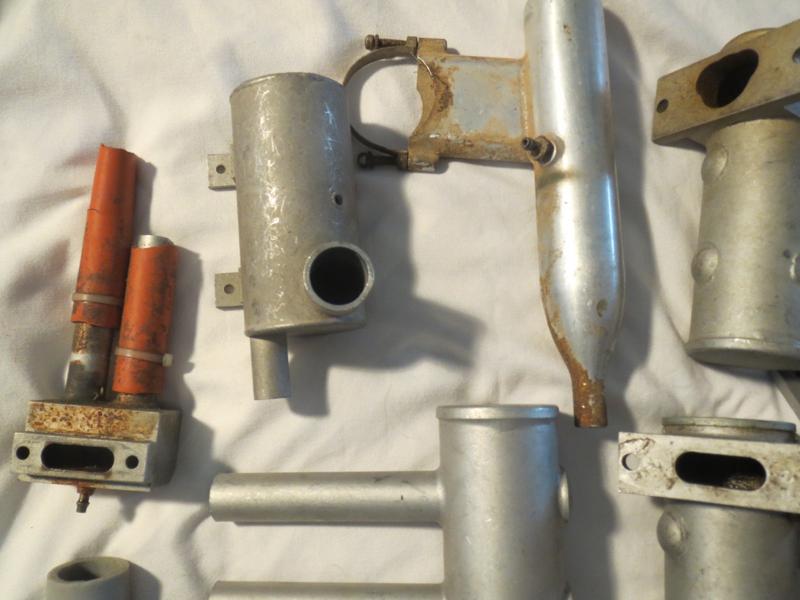 Mixed Lot of Vintage Model R/C Airplane Engine Mufflers Exhaust PARTS