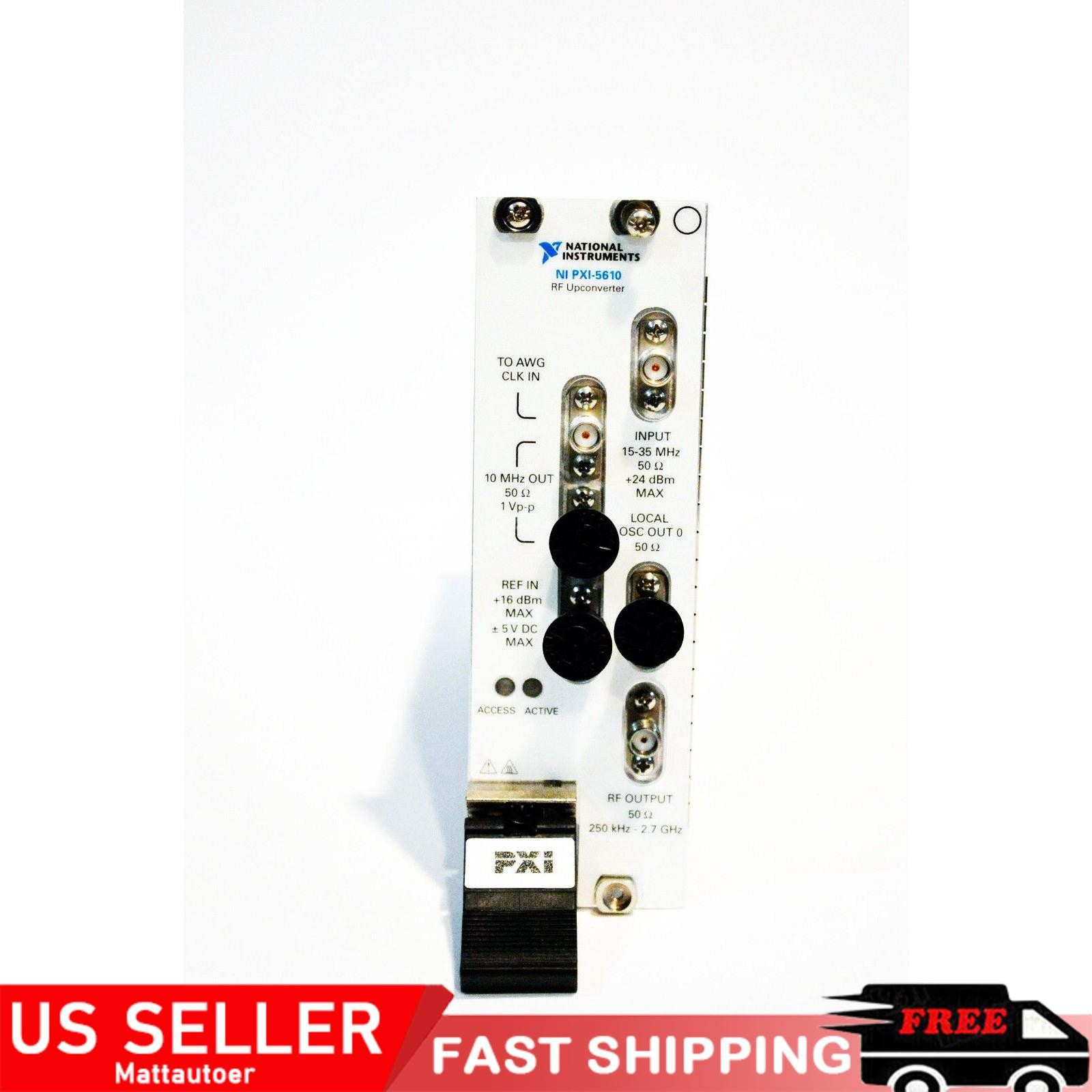 US Free TAX NEW NI PXI-5610 PXI 5610 2.7 GHz RF Upconverter.