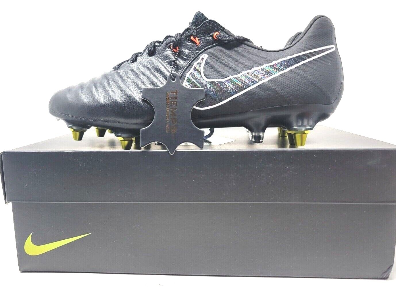 Nike Legend 7 Elite SG-Pro AC AH7253-080 US D Black/Orange-black White