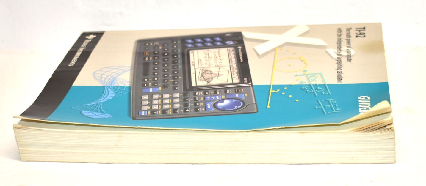 Texas Instruments TI-92 Guidebook