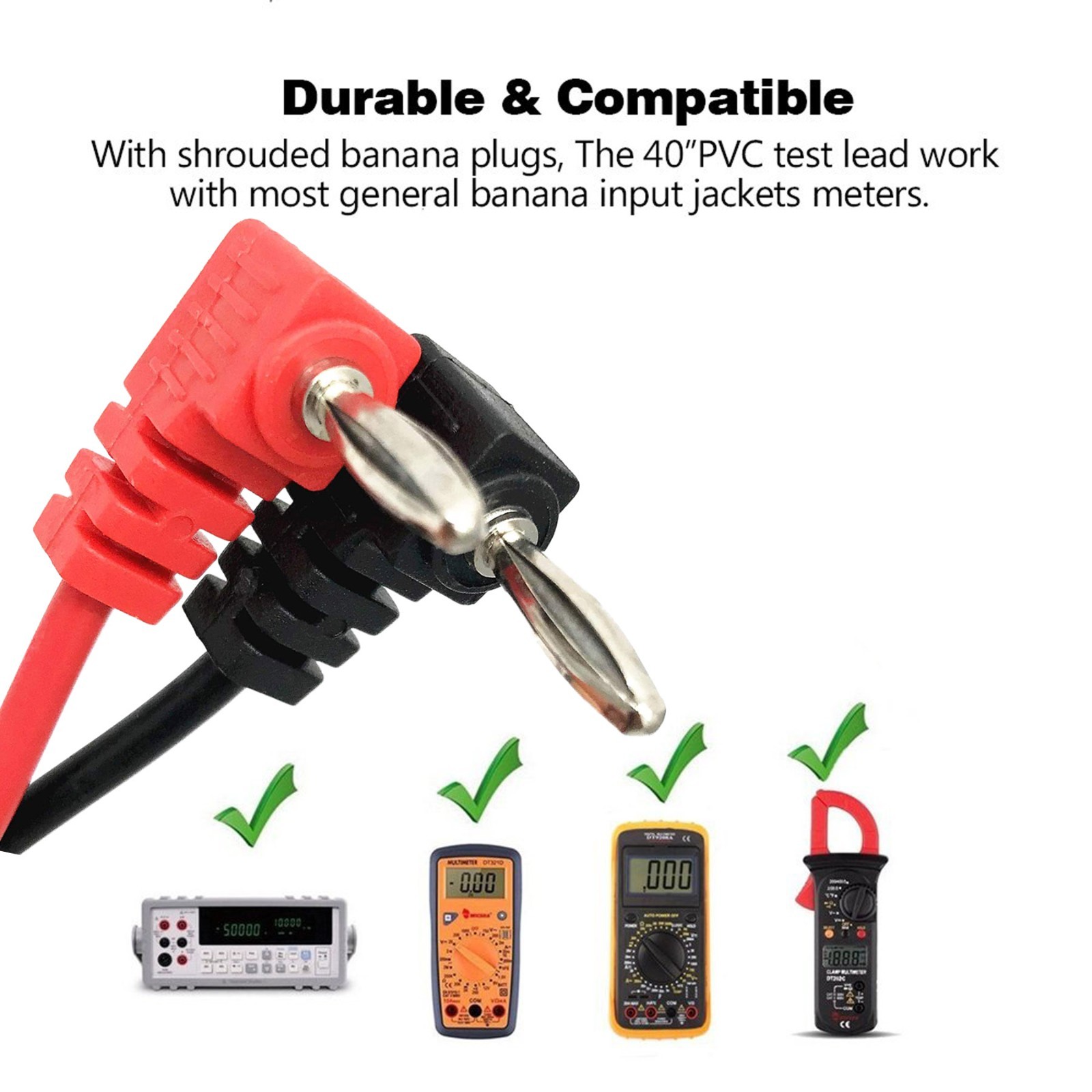 Digital Multimeter AC DC Voltmeter Ammeter Ohmmeter Volt Tester Meter WITH BAT