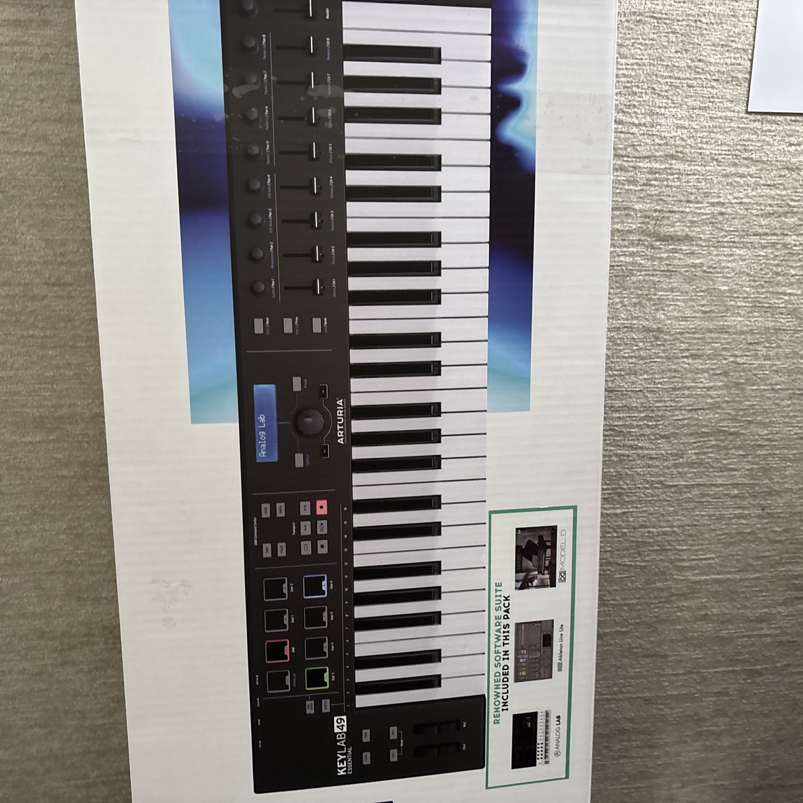 Arturia KeyLab Essential 49 Keyboard Universal MIDI Controller Black NEW READ!
