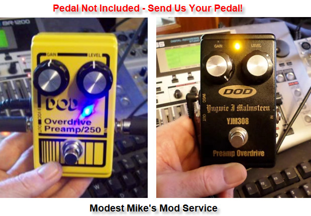 DOD 250 or YJM308 Mod Service - Send Us Your Pedal