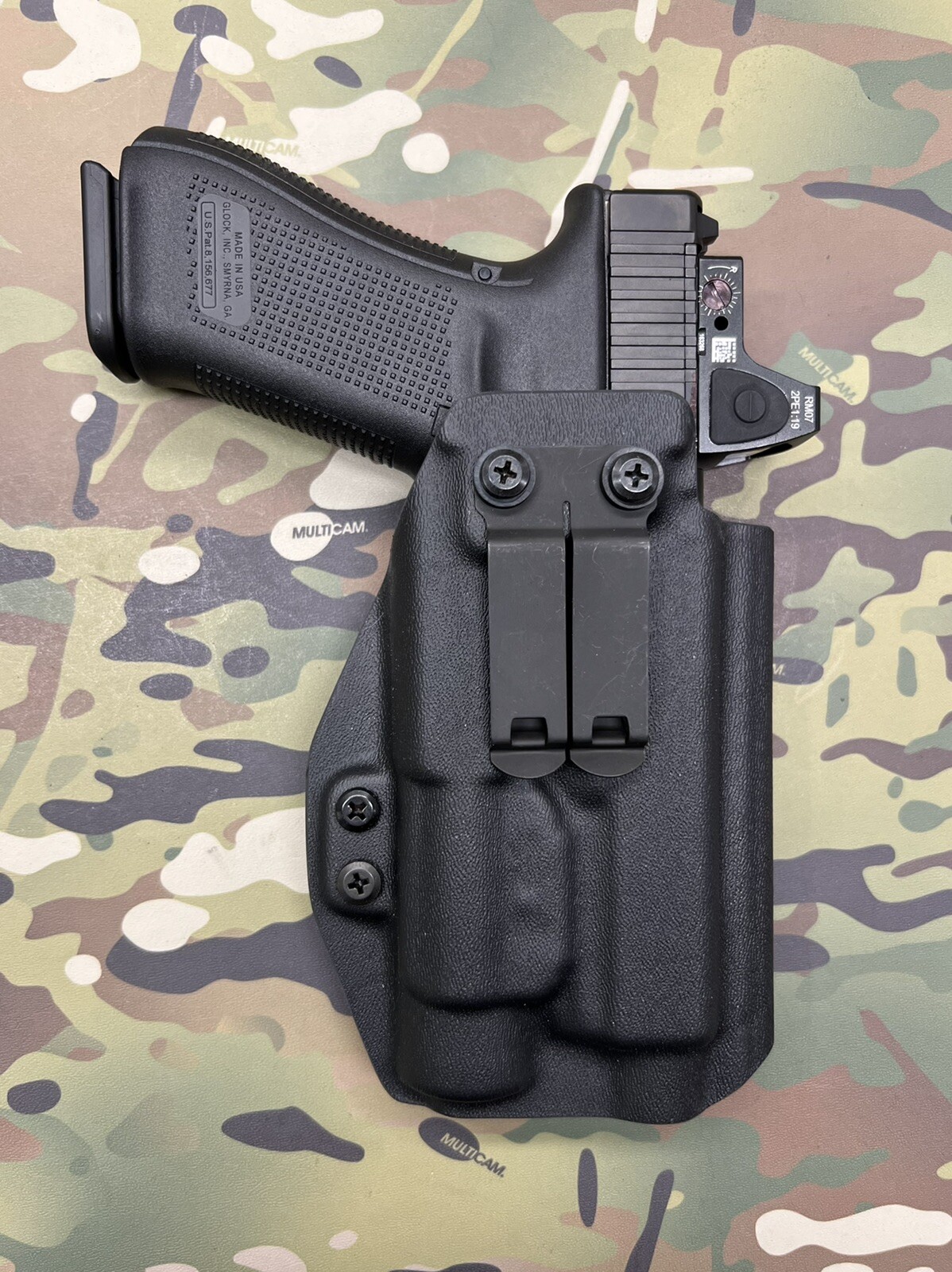 Black Kydex IWB Holster for Glock 21 Gen5 Streamlight TLR-1 / TLR-1HL