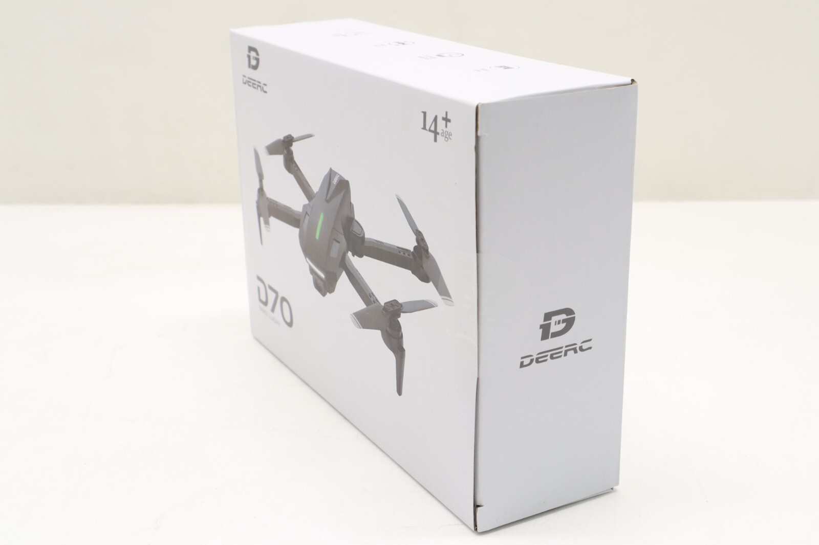 DEERC D70 Mini Drone with Camera,720P HD FPV Foldable Drones,2 Batteries,One Key