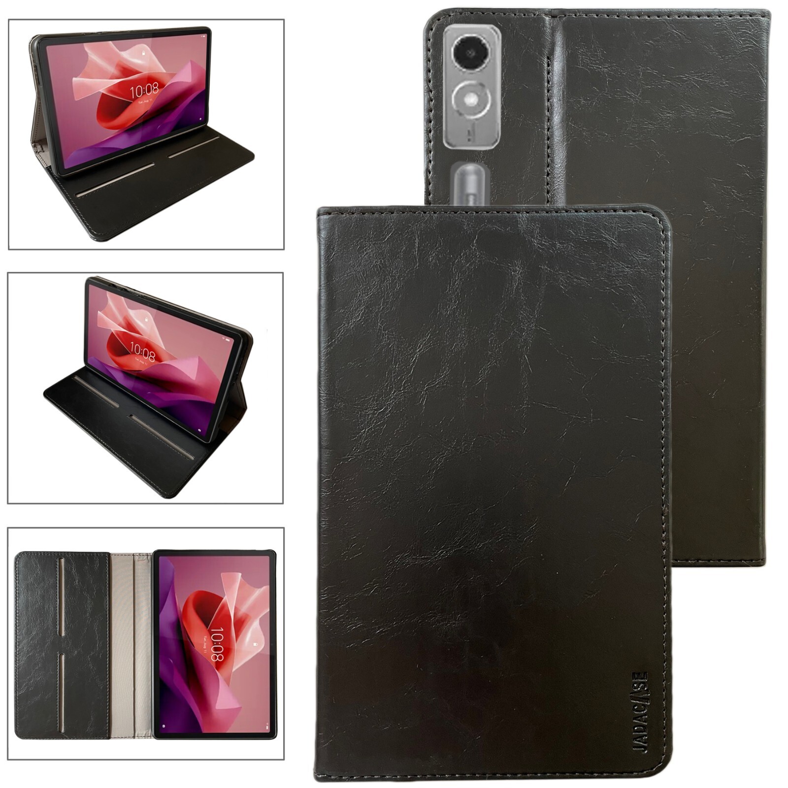 Leather Protective Case for Lenovo Tab P12 Stand Case Smart Tablet Cover Pouch