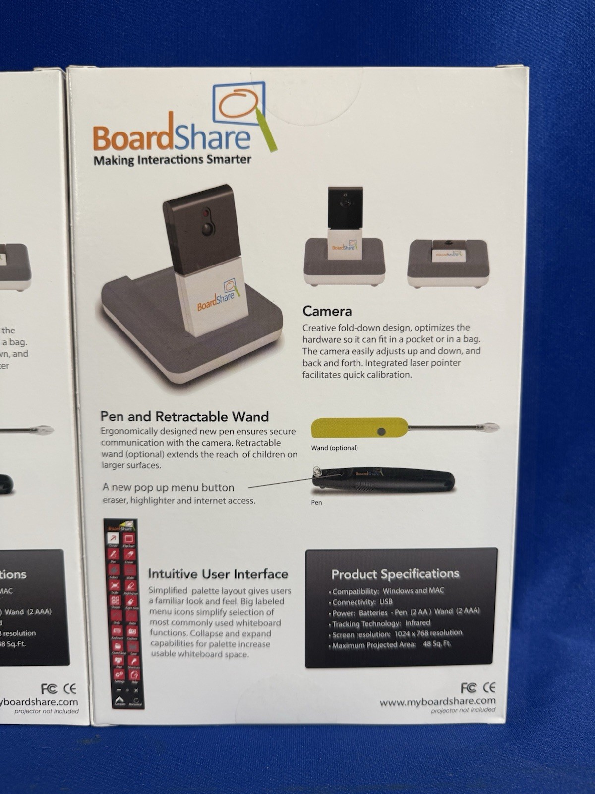 BoardShare Smart Interactive Whiteboard Device - Lot of 3 - Sealed - Read Below