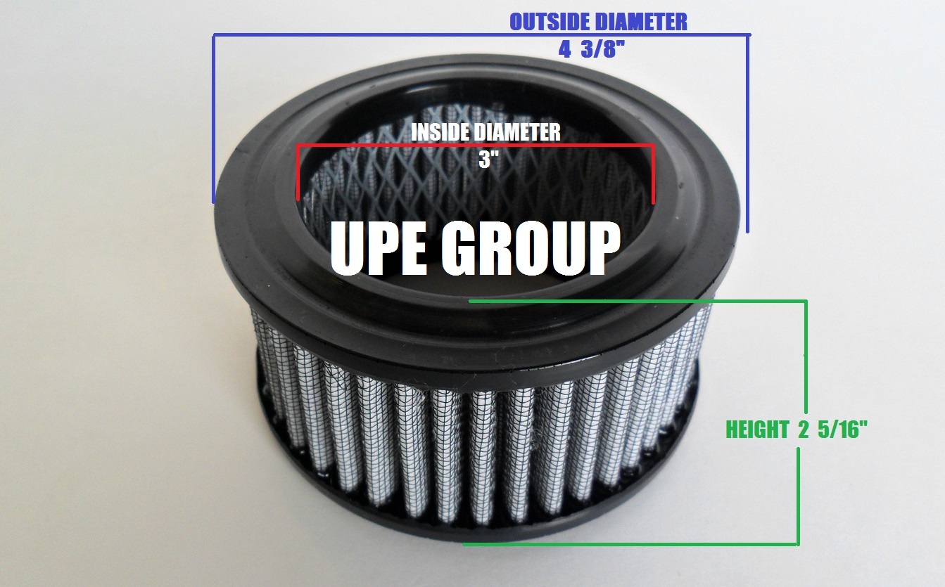 2 pack of Air intake Filters for ELM 94 ELM94 43-662 Quincy 110377E075    # 15