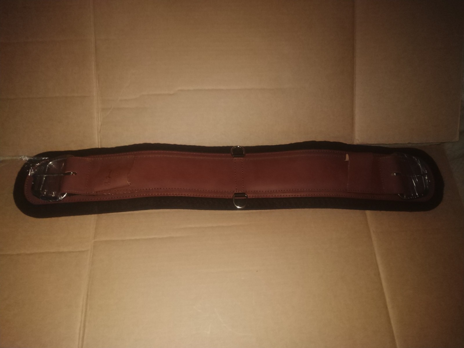 Jeereal Equestrian Cinch #30 Western Horse Tack Natural Brown