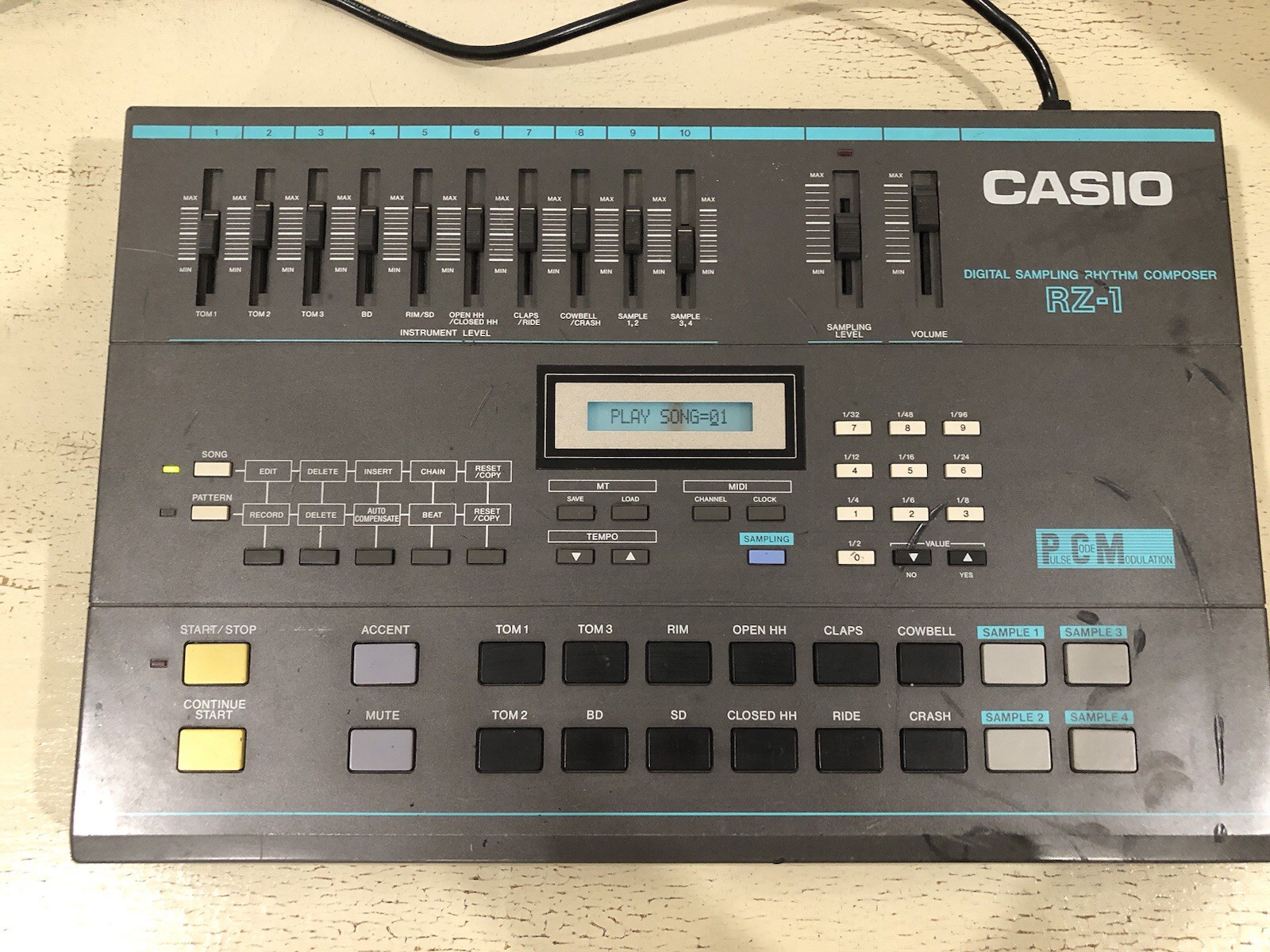 Casio RZ-1 8-Bit Digital Sampling Rhythm Composer | Read Desc