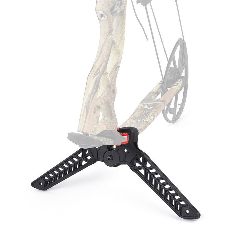 Folding Compound Bow Stand Holder Rack Bracket For Archery Target Shooting(S)
