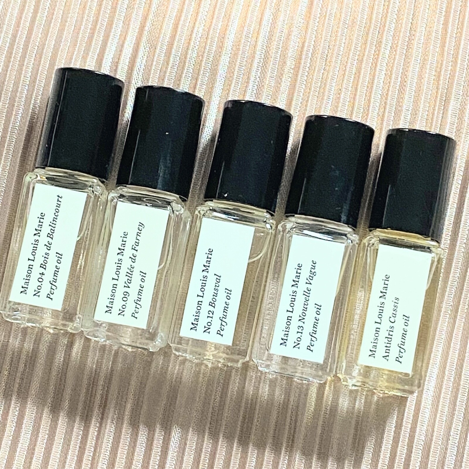 MAISON LOUIS MARIE CHOOSE PERFUME OIL NOUVELLE VAGUE ANTIDRIS CASSIS VALLEE 3ml