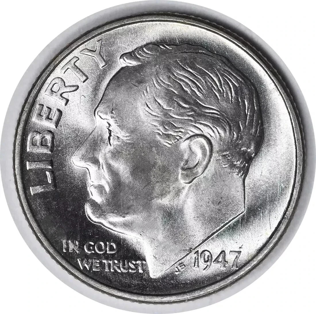 1947 P Roosevelt Dime 90% Silver BU Uncirculated