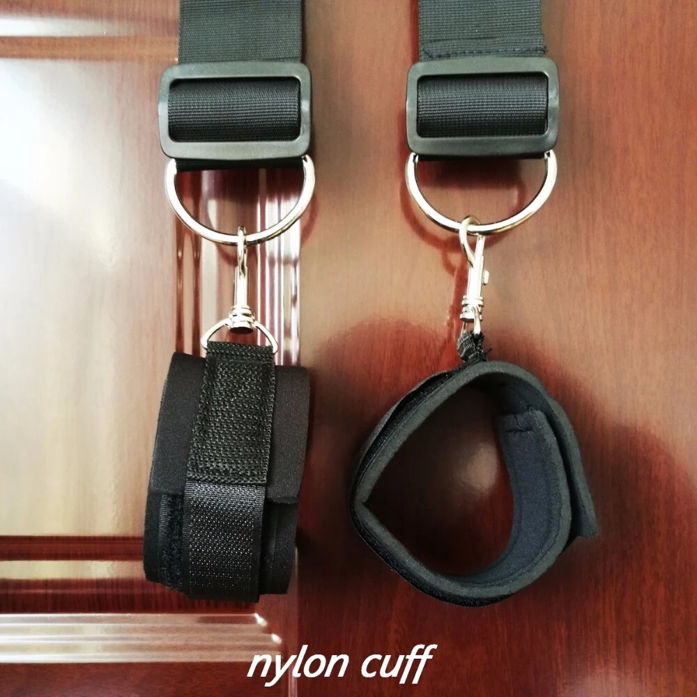 HandCuffs Hanging Door Over Door Entryway Restraints BDSM Bondage Nylon Sponge