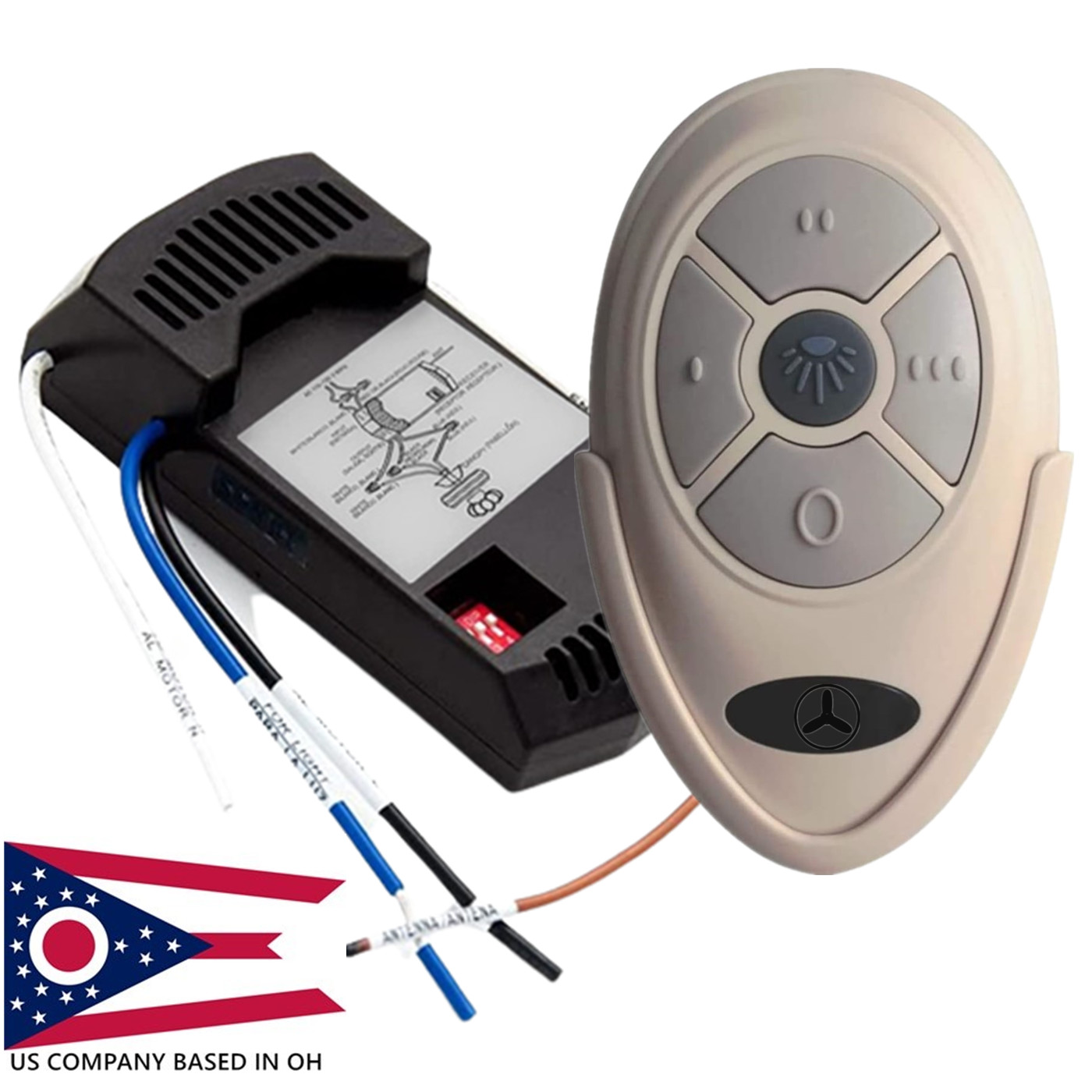 35T Ceiling Fan Remote Control Dimmer Replacement for Harbor Breeze Hampton