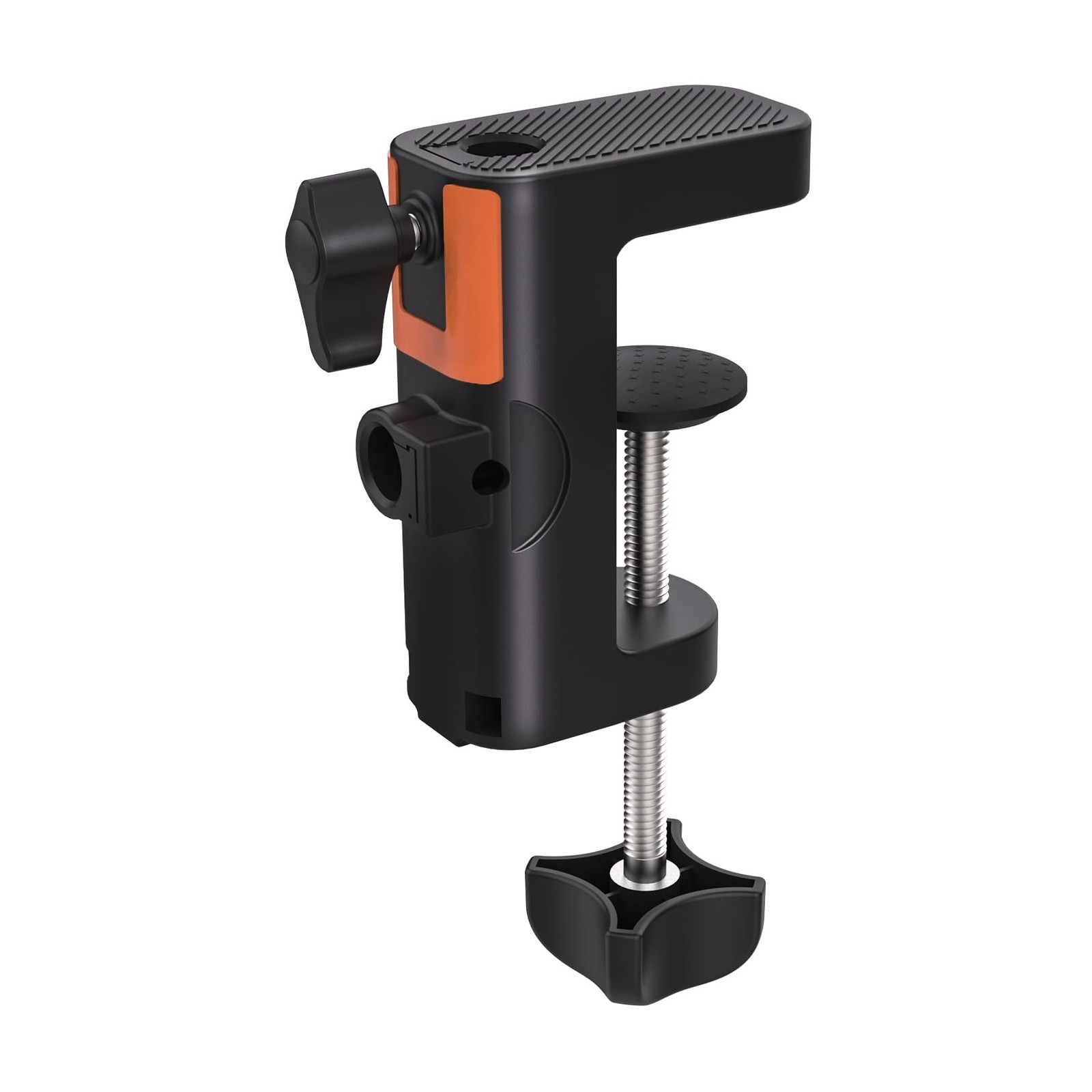 LILANZo Table Clamp Mount for Microphone Stand, 2-in-1 Mic Boom Arm Orange