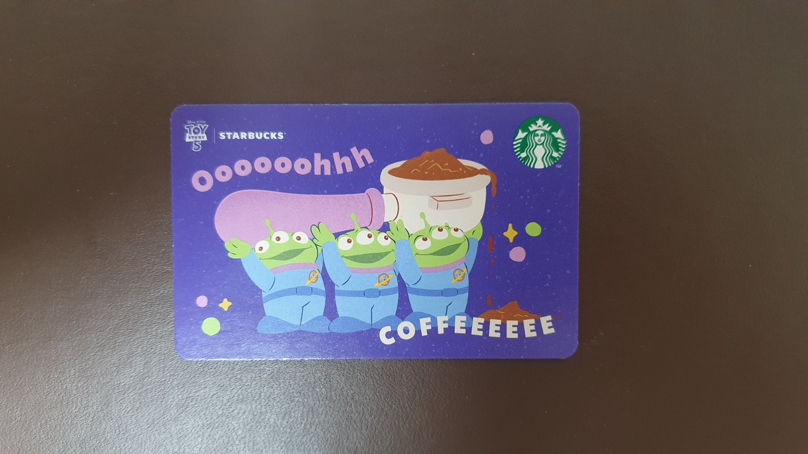 Starbucks Korea 2026 Toy Story Starbucks Gift Card Valid in Korea Only