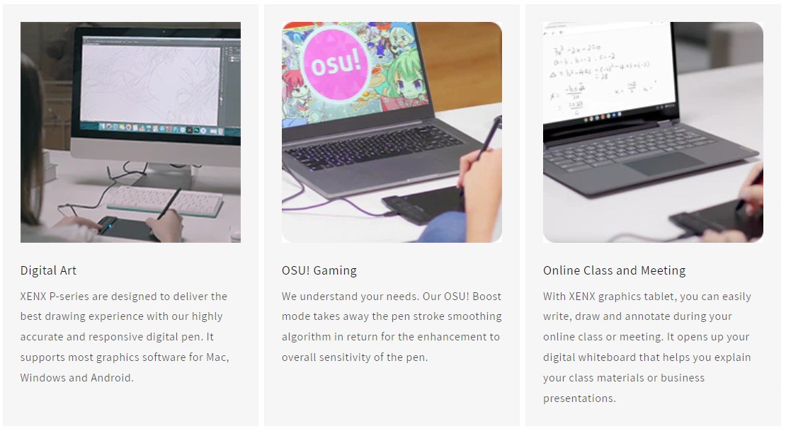 X1-640 Sensitive Graphics Tablet Phone, Computer, Writing Drawing Tablet
