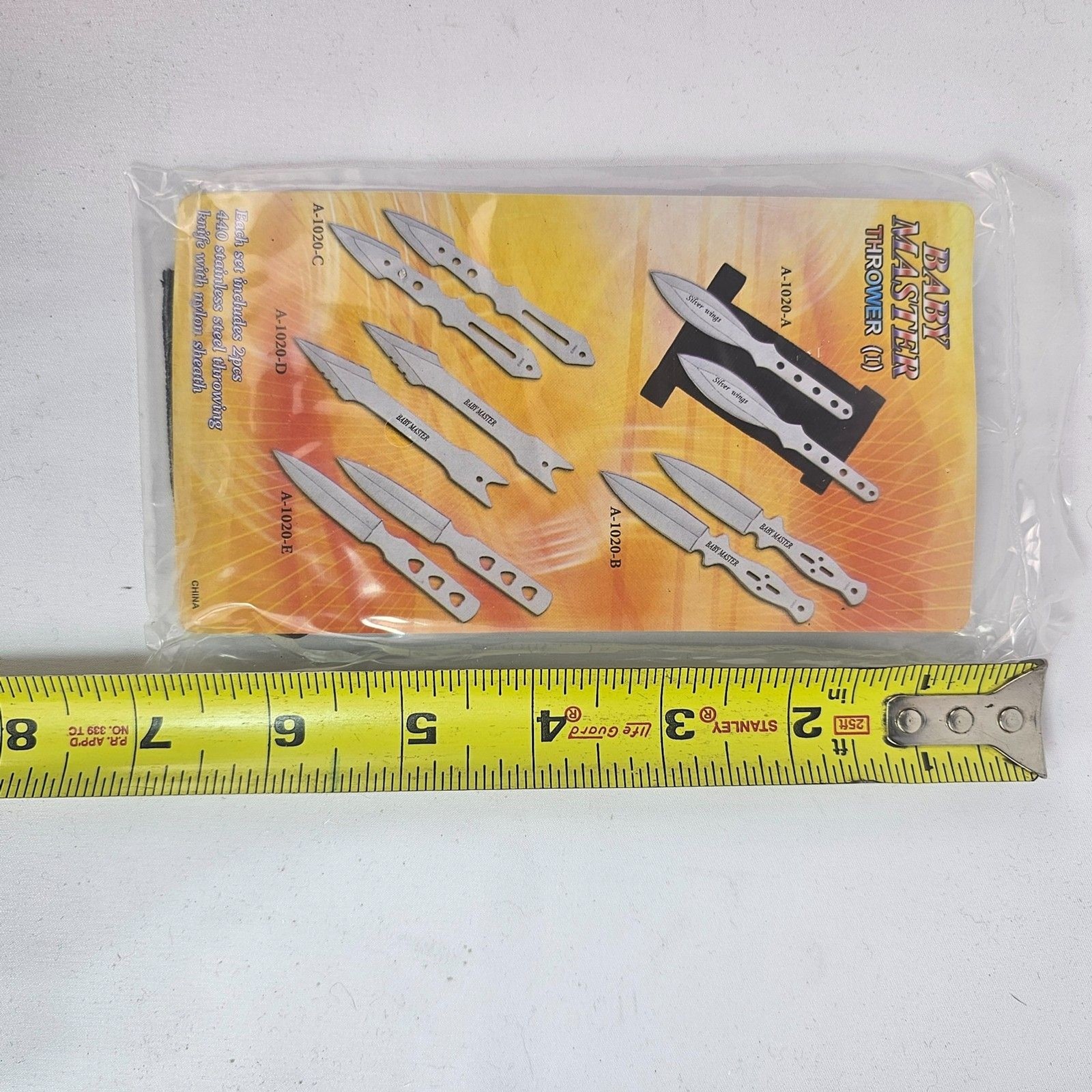 NEW Baby Master 2 Pc. Stainless Throwing