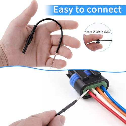2 Pack Back Probe Kit, Flexible Spoon Back Probes Automotive Bendable