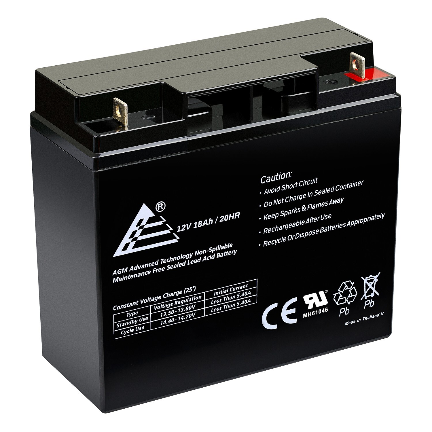12V 18AH SLA Battery for Briggs Stratton Generator B4489GS 193043GS