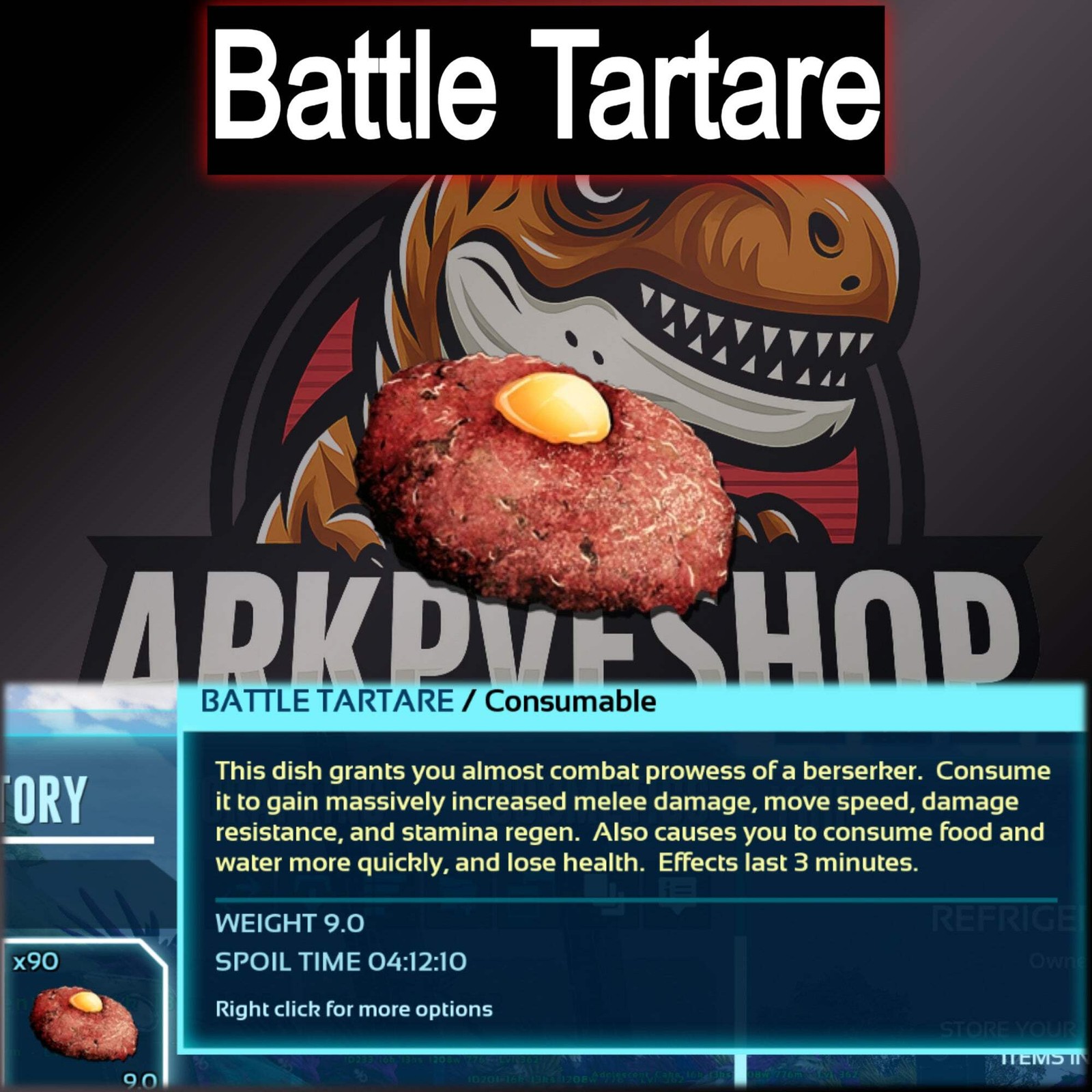 ASA🦖Ark Survival Ascended Kitchen Soups, Stews, Kibbles mind wipe exp