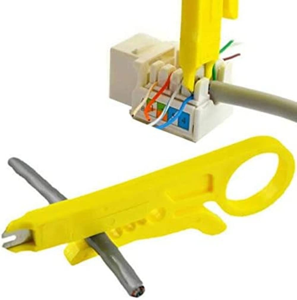 Mini Wire Stripper 3 Pack Network Wire Stripper Punch Down Cutter for Network Wi