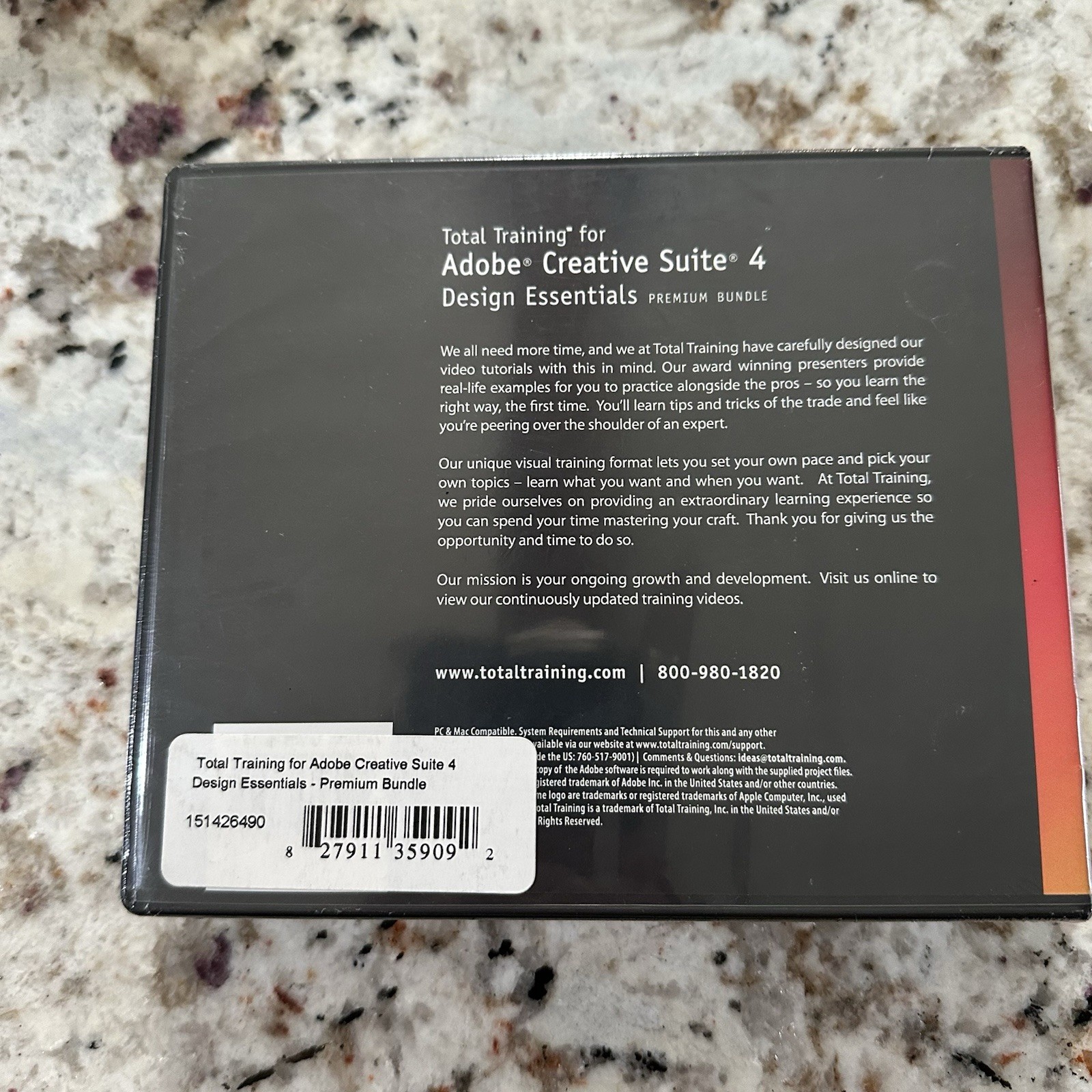 Total Training For Adobe Creative Suite 4 Production Premium DVD Bundle SEALED