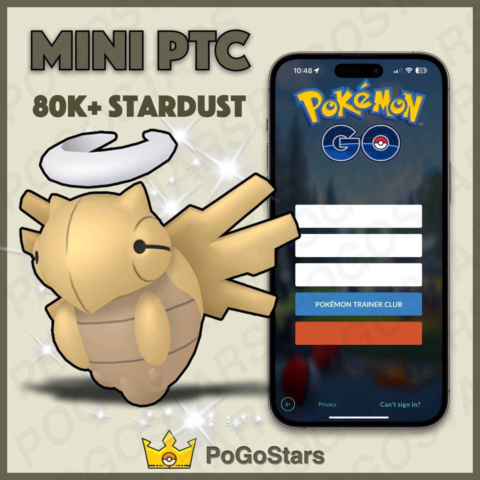 Pokémon PTC GO - Shiny Shedinja - 80K Stardust✨Read Description✨