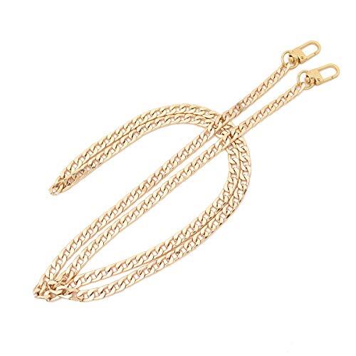 Purse Chain 47" Iron Flat Chain Strap Handbag Metal Straps 47"/ 120cm gold