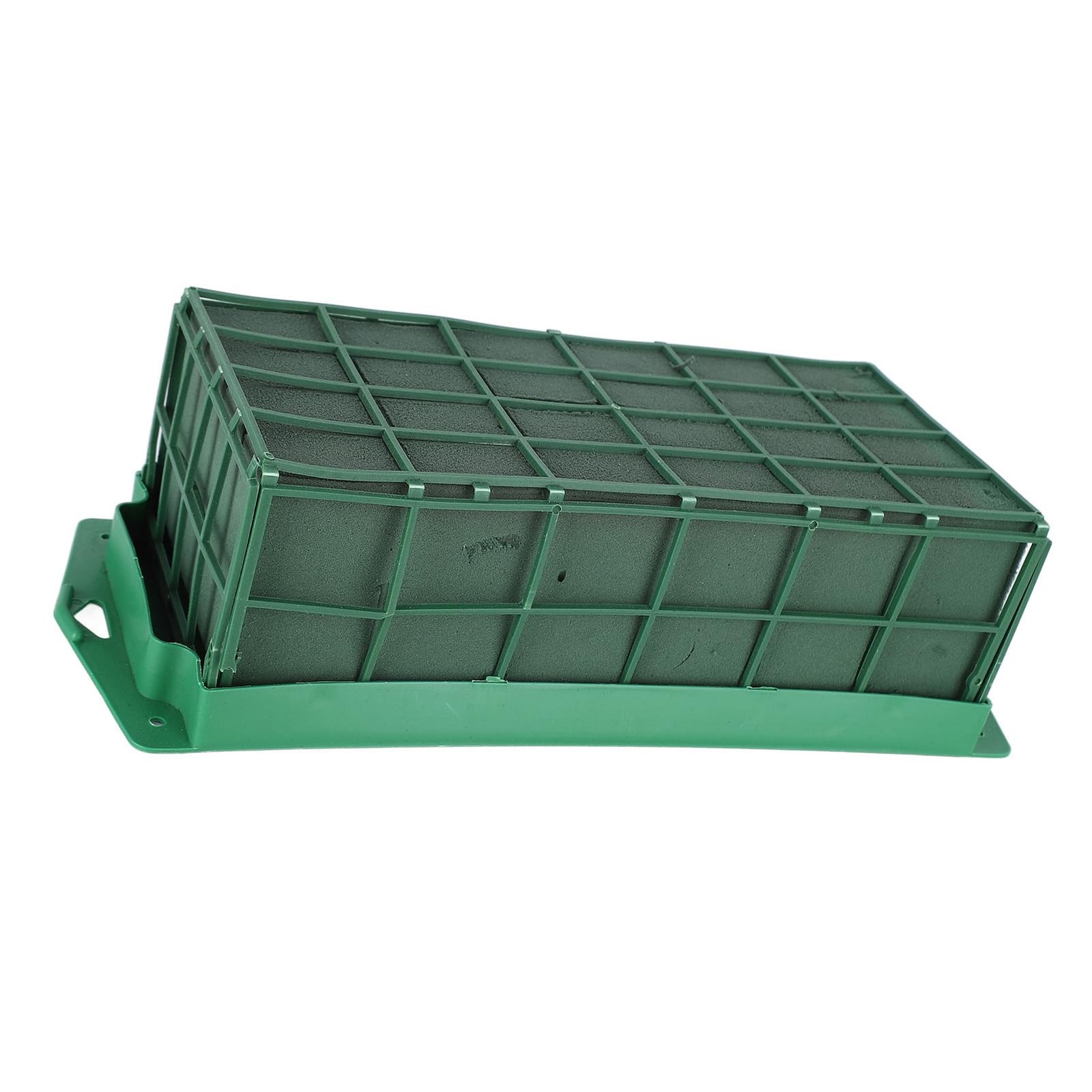 Rectangular Floral Foam Cage with Replaceable Foam for Fresh Artificial Flowers