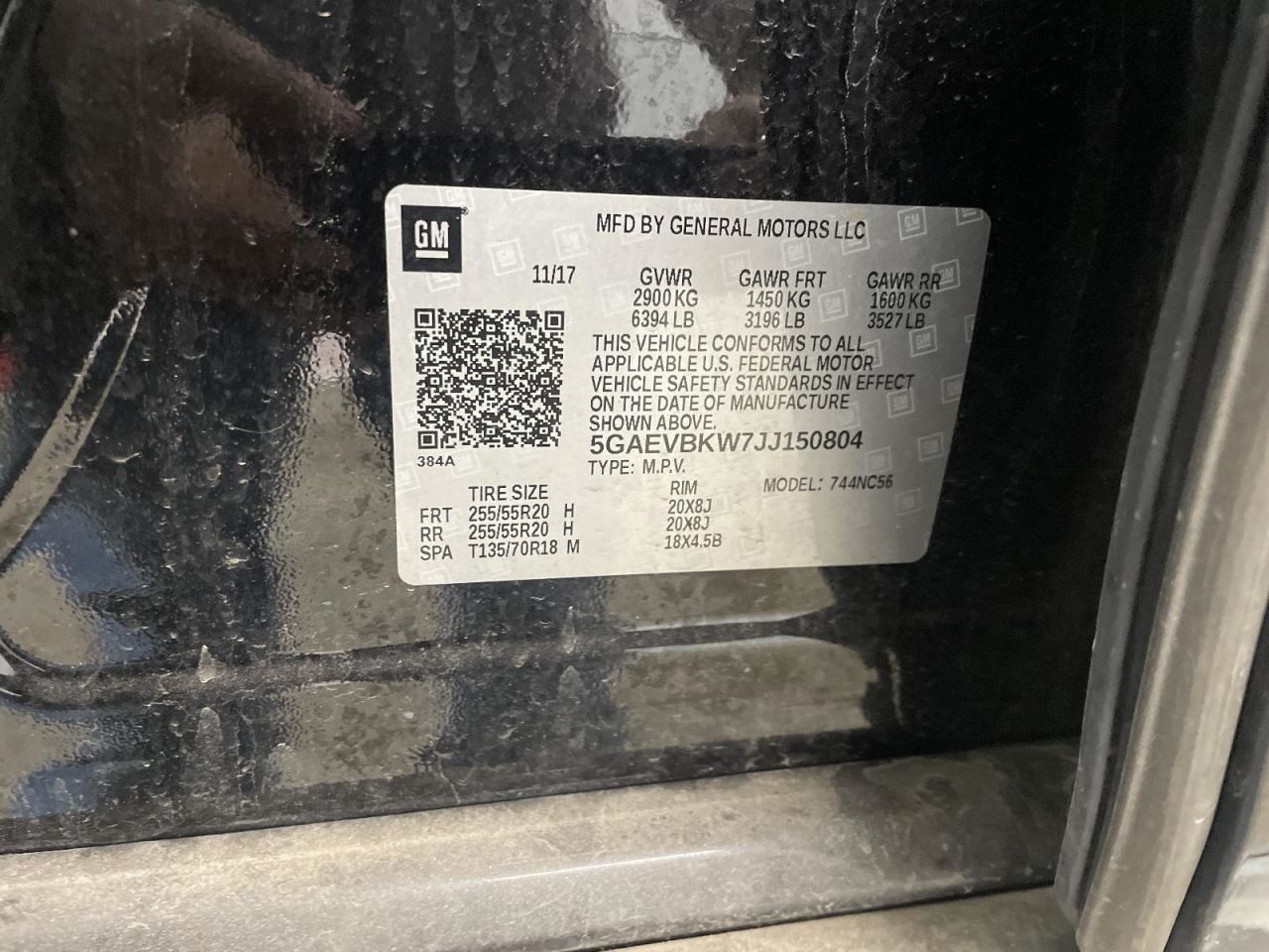 ENCLAVE 2018 Air Shutter 964498