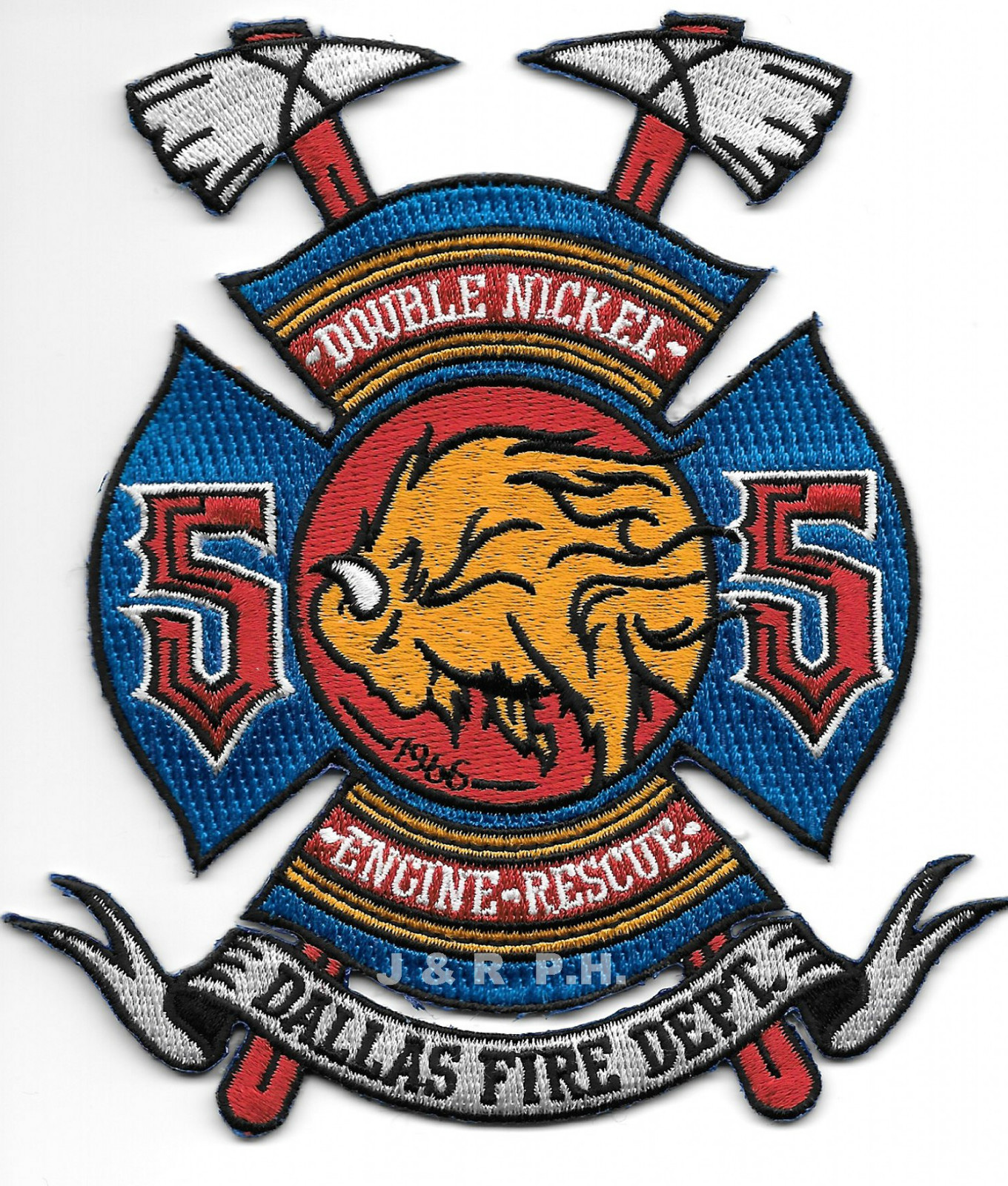 Dallas  Station - 55  "Double Nickel", Texas (3.75" x 5" size) fire patch