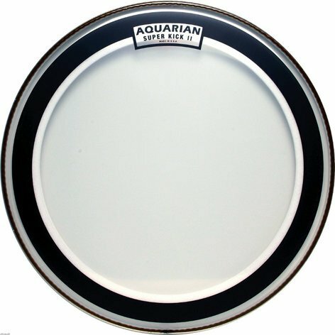 Aquarian SKII-22-AQUARIAN 22" 2-ply Clear Bass Drumhead