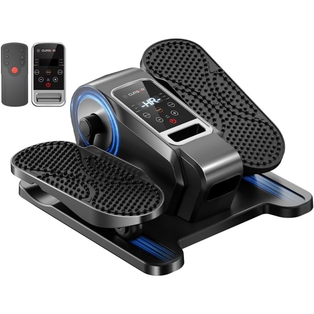 Under Desk Elliptical Machine Electric Seated Pedal Exerciser Mini Leg Exercise