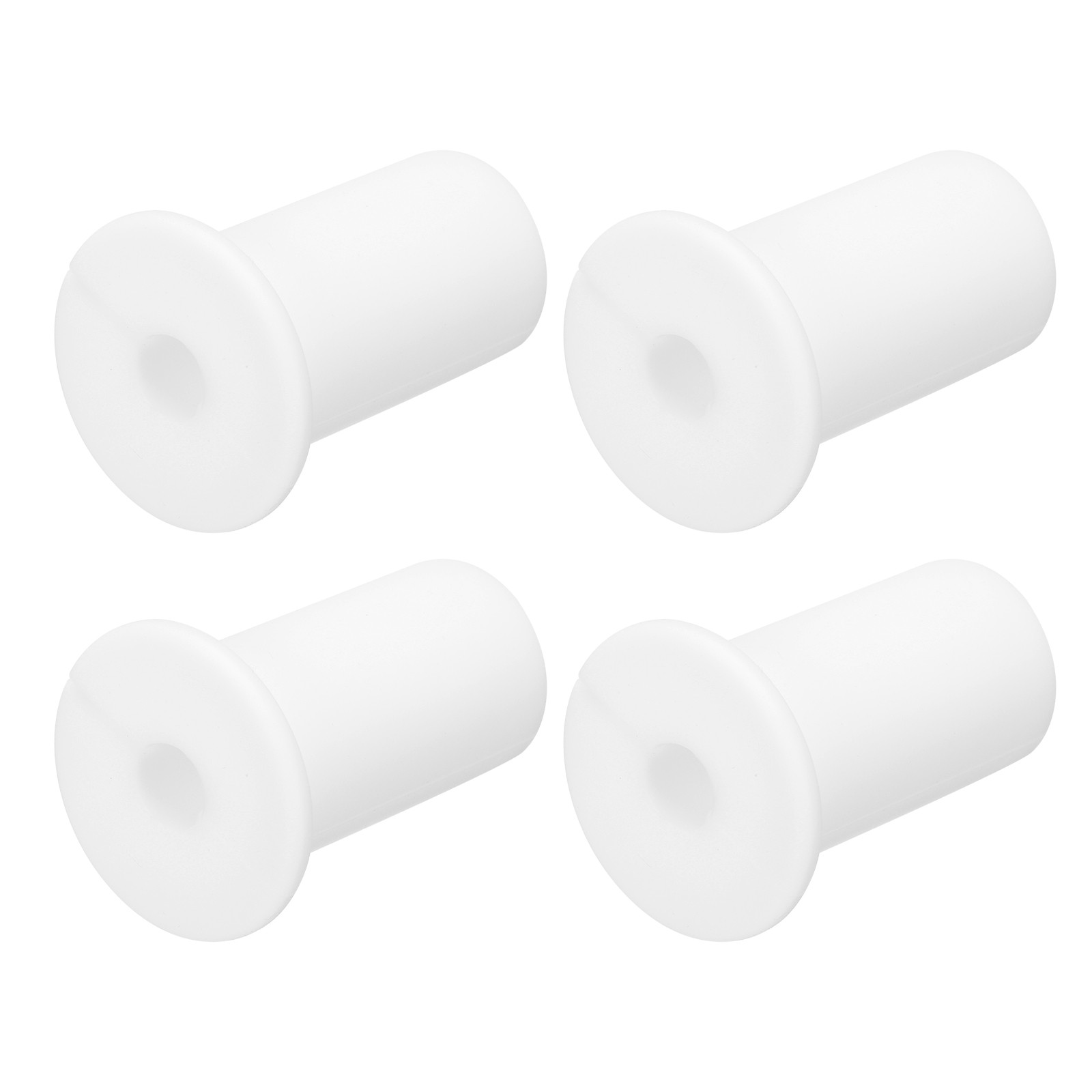 4Pcs Wall Grommets for Cables 3/4 Inch Cable with 7mm Hole Silicone White